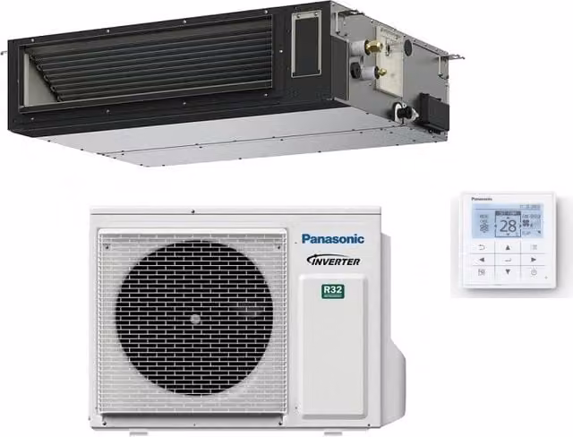 Condizionatore Canalizzato Panasonic PACi NX Standard 12000 BTU con Comando CZ-RTC5B Bianco