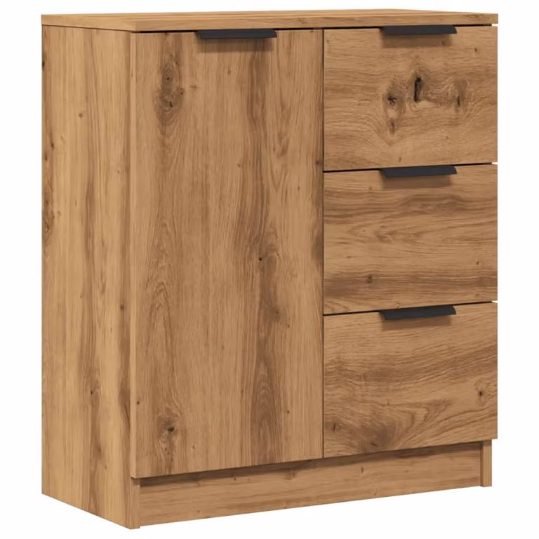 Credenza Rovere Artigianale 60x30x70 cm in Legno Multistrato