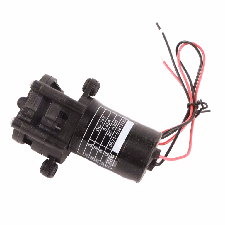 ZC-A250 Mini pompa per acqua autoadescante DC24V con ruota dentata in plastica resistente alla corrosione