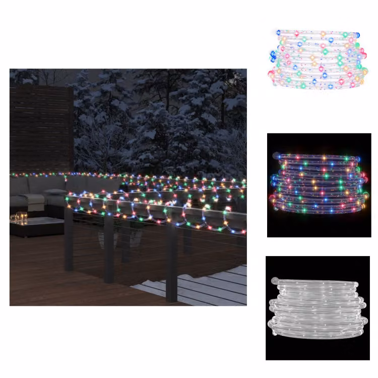 vidaXL Corda luminosa 1200 LED multicolore 50 m PVC - Illuminazione natalizia