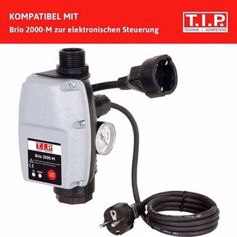 Pompa sommergibile - Motore da 900W - Corpo in acciaio inossidabile - Portata di 5500 litri/ora - Diametro ridotto, ideale per pozzi
