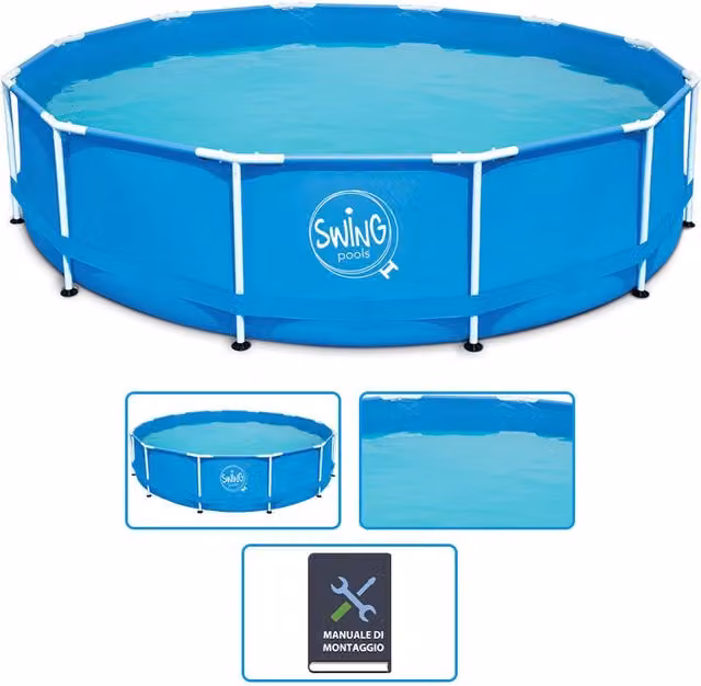 Piscina Fuori Terra Swing Frame 3,66 X H.0,91 M