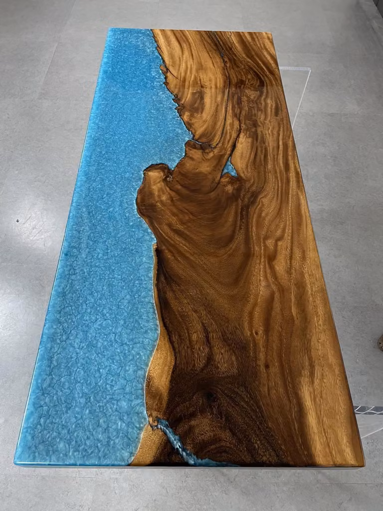 Design Tisch Moderne Meer Fluss Möbel Tische Esstisch Tische Epoxid Harz Ozean