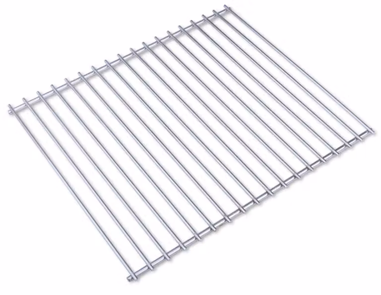 DEOS Griglia per barbecue in acciaio inox 35 × 30 cm