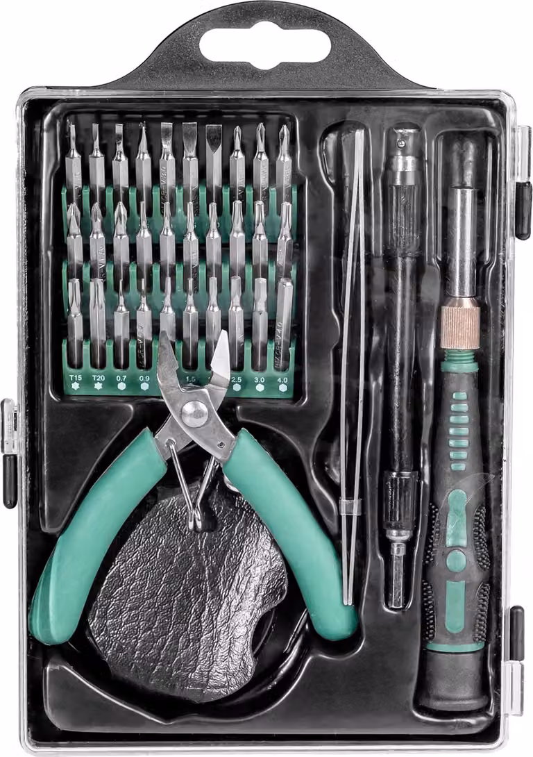 BRÜDER MANNESMANN Set di utensili meccanici di precisione M11838 36 pezzi.