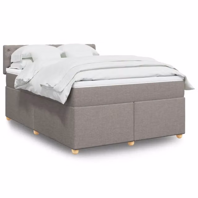 Letto Ibrido Moderno vidaXL con Materasso in Tessuto e Illuminazione Sottostante L/P: 160 x 200 cm