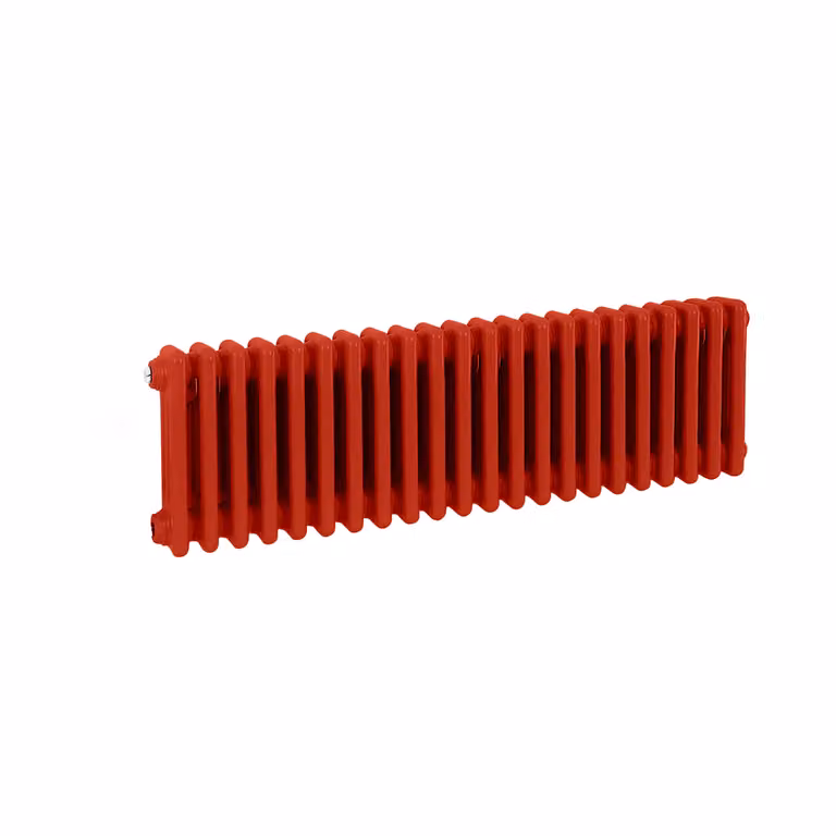 Radiatore Orizzontale a Colonne (2 Colonne) 300mm x 1010mm - Rosso (Siamese Rosso) - Regent