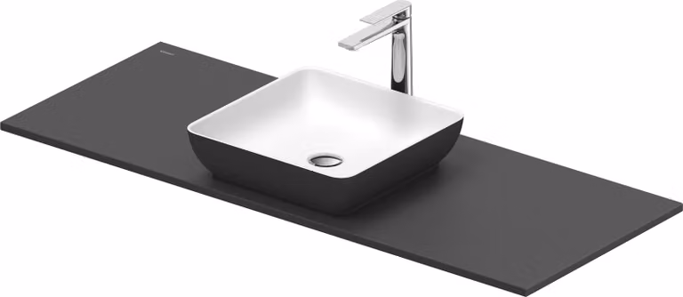 Duravit Sivida Set lavabos rectangulaires incl. console 1280x500x123mm, 268020FI00, 268020FI00