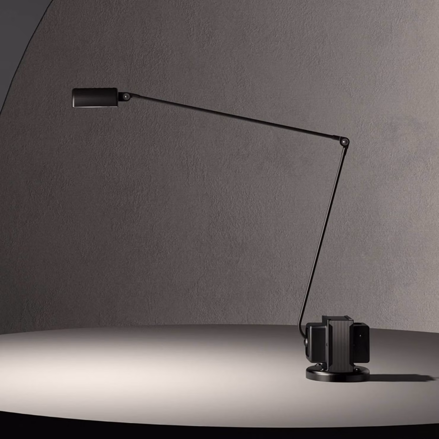 Lumina Lampada da scrivania Daphine, dimmerabile, Nero, Studio / Ufficio, Metallo, Moderno, Lampada da tavolo LED
