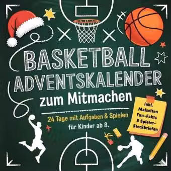 Il calendario dell'Avvento del basket interattivo per bambini