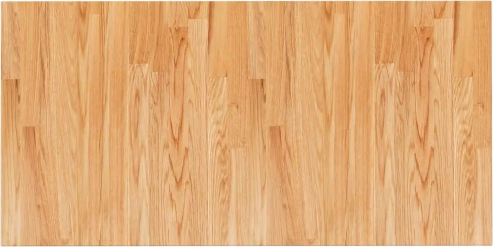 Piano Bagno Marrone Chiaro 100x50x1,5cm Legno Massello Trattato