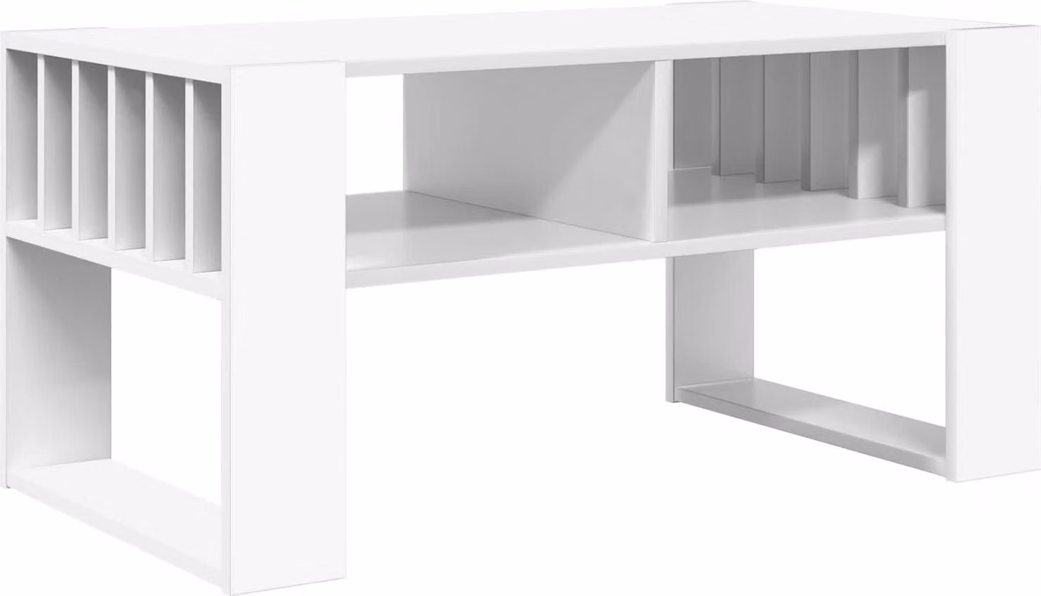 Tavolino da salotto Bianco 92 x 49,5 x 45 cm Legno multistrato