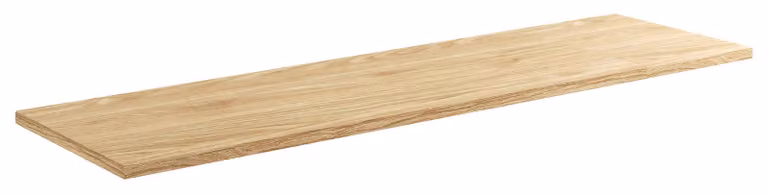Piano Bagno 160 Cm Rovere Oliato – Elegante Pannello In Mdf Per Lavabi