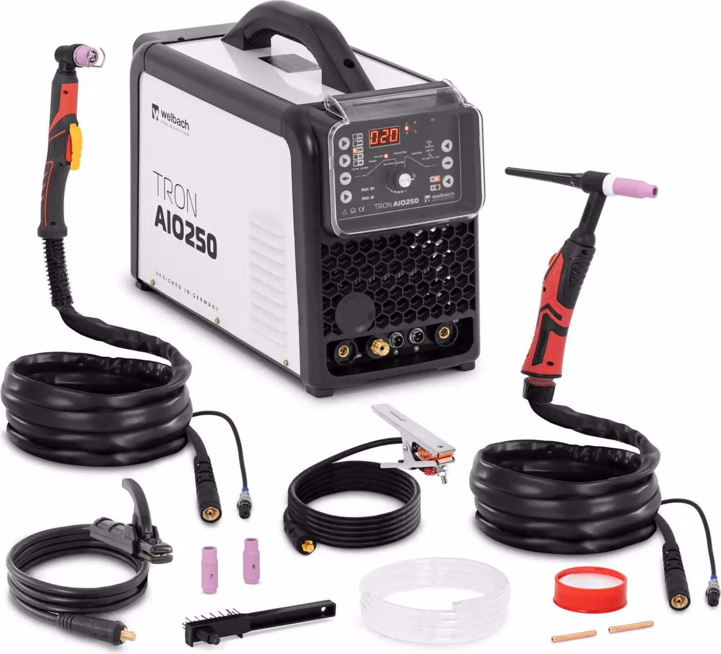 Expondo Stamos Saldatrice combinata - TIG AC DC - MMA - 250 A - CUT 50 A - Duty Cycle 60 % - Impulso