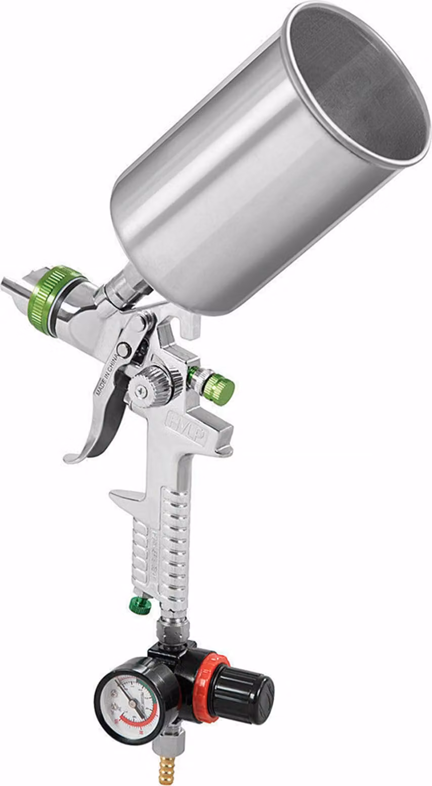 Pistola a spruzzo 2.5MM ugello HVLP alimentazione a gravità Power Tools Mini pistola a spruzzo di vernice d'aria per la pittura auto Air Brush Spray Gun Sprayer