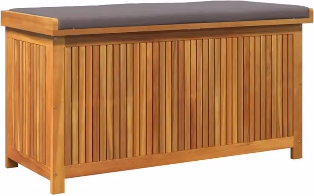Scatola Cuscini da Esterno 113x50x60,5 cm Legno Massello Acacia CFW6470978