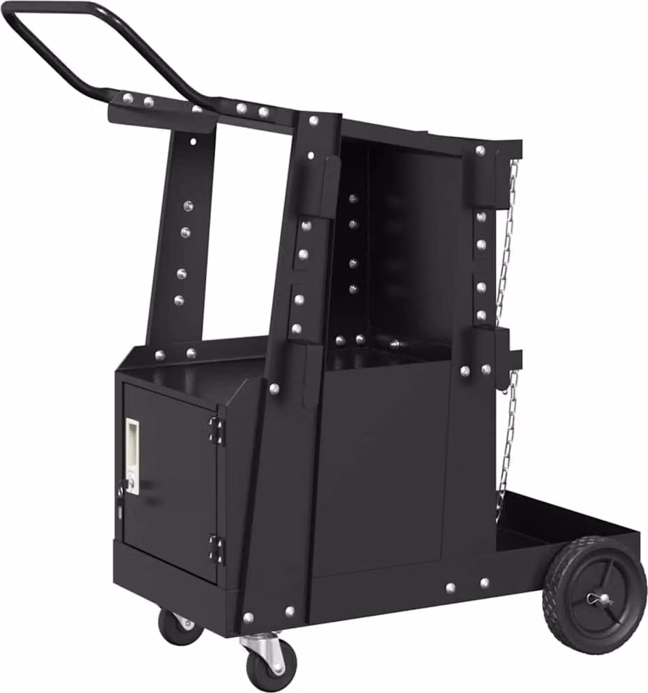Carrello per saldatura Nero 91 x 47 x 96 cm Acciaio