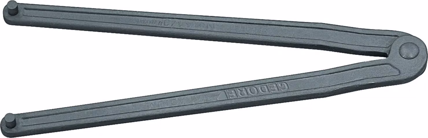 GEDORE 44 6 Chiave per dadi a due fori, regolabile, 6 mm, 6354720