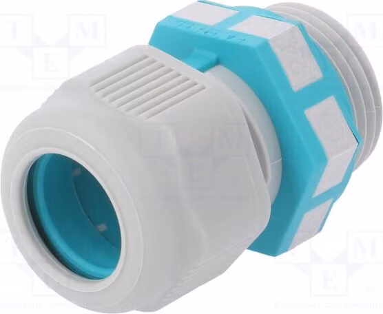 1 x Raccordo per cavo, tipo UL94V-2, THA.451.C0E n, colore grigio, materiale: IP68, filettatura M20