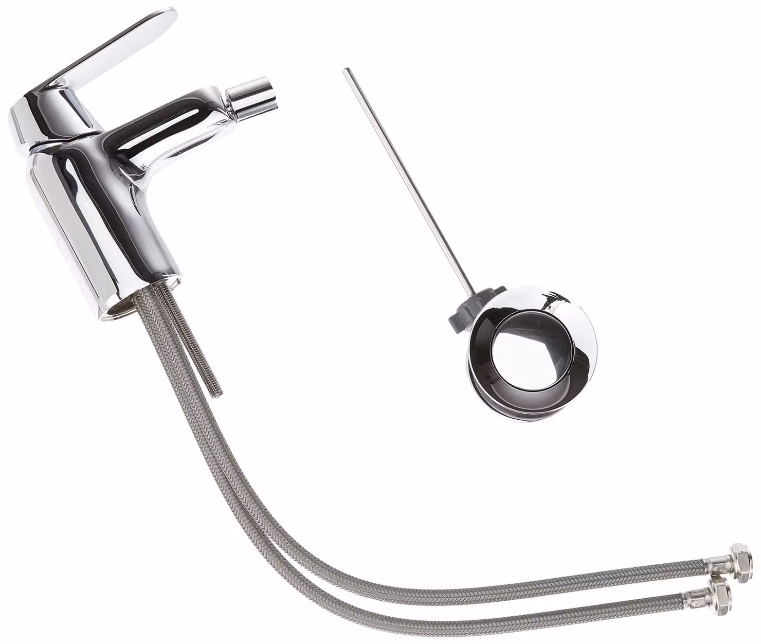 Rubinetto per bidet, serie Eurosmart Cosmopolitan, finitura cromata, monocomando
