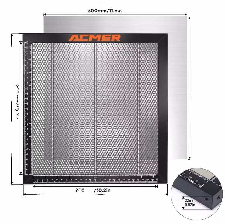 Tavolo da taglio laser, stabilità migliorata, ampia compatibilità, 300X300mm