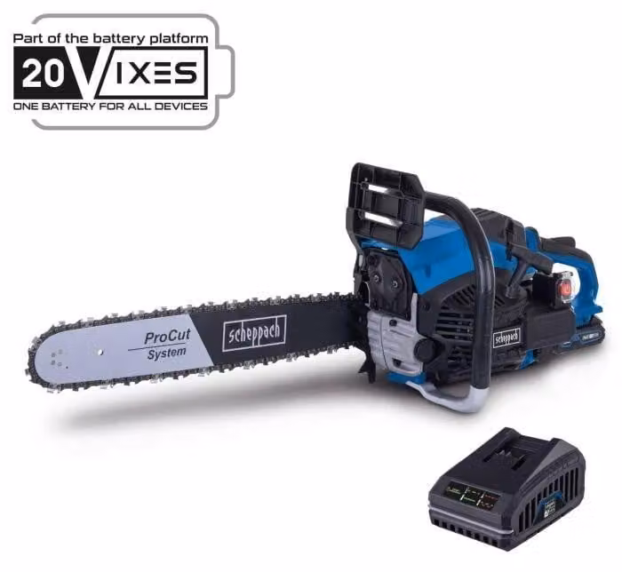 Motosega a benzina PCS56E con avviamento elettrico  51 cm  56 cm³  SCHEPPACH