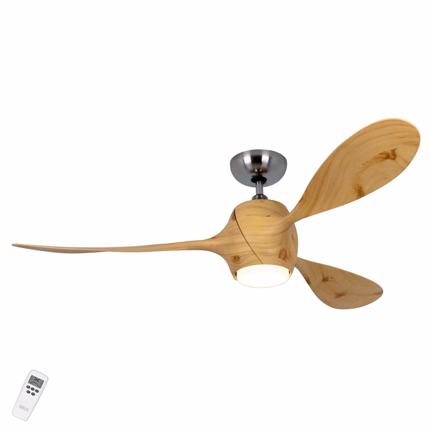 CasaFan Ventilatore da soffitto Eco Fiore redpine, Legno chiaro, Soggiorno / Sala da pranzo, Plastica, Moderno