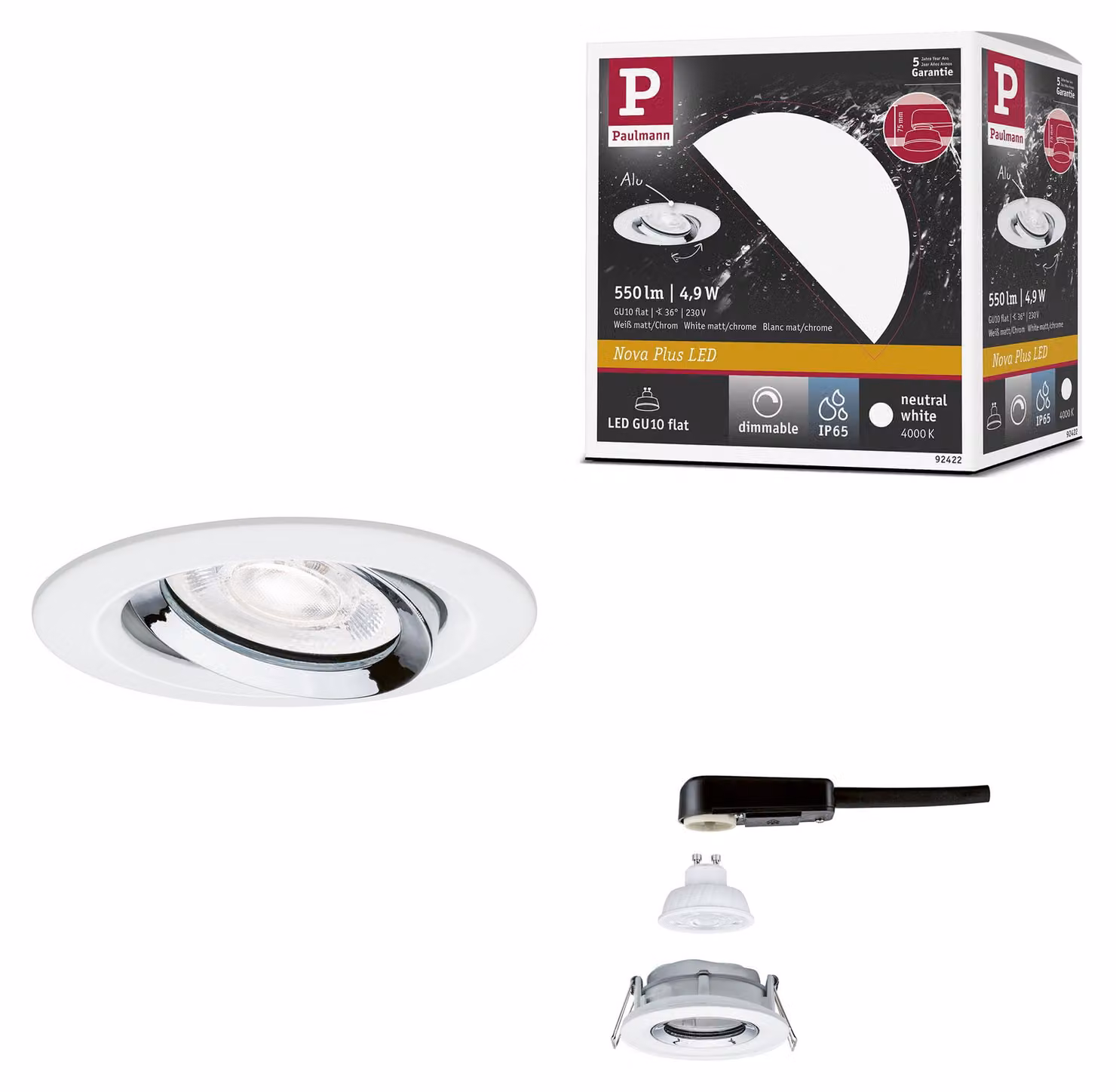 Lampada da incasso a LED Paulmann Nova Plus