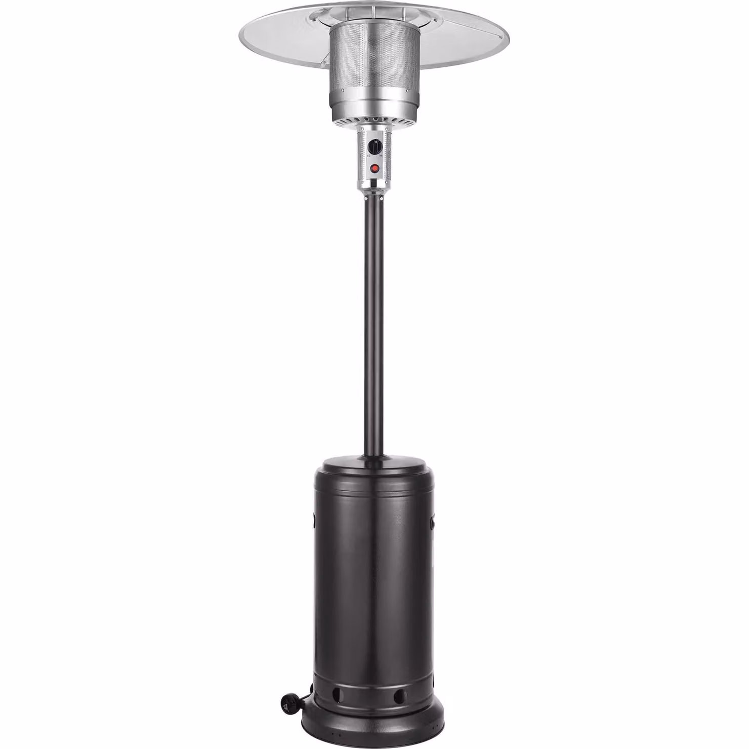 Stufa a gas da esterno a fungo DICTROLUX, colore nero, potenza 15 Kw