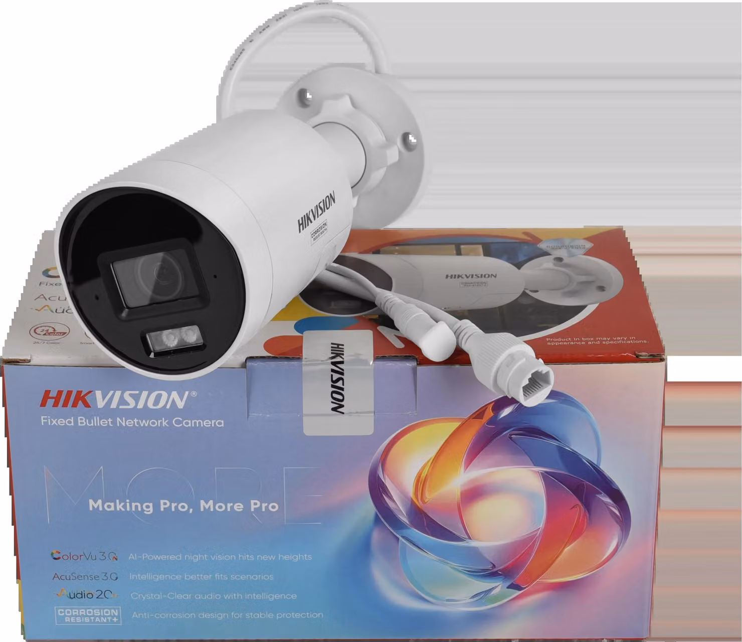 Telecamera IP, 8 MP, Smart Hybrid Light, DS-2CD2087G3-LI2UY, 2,8 mm