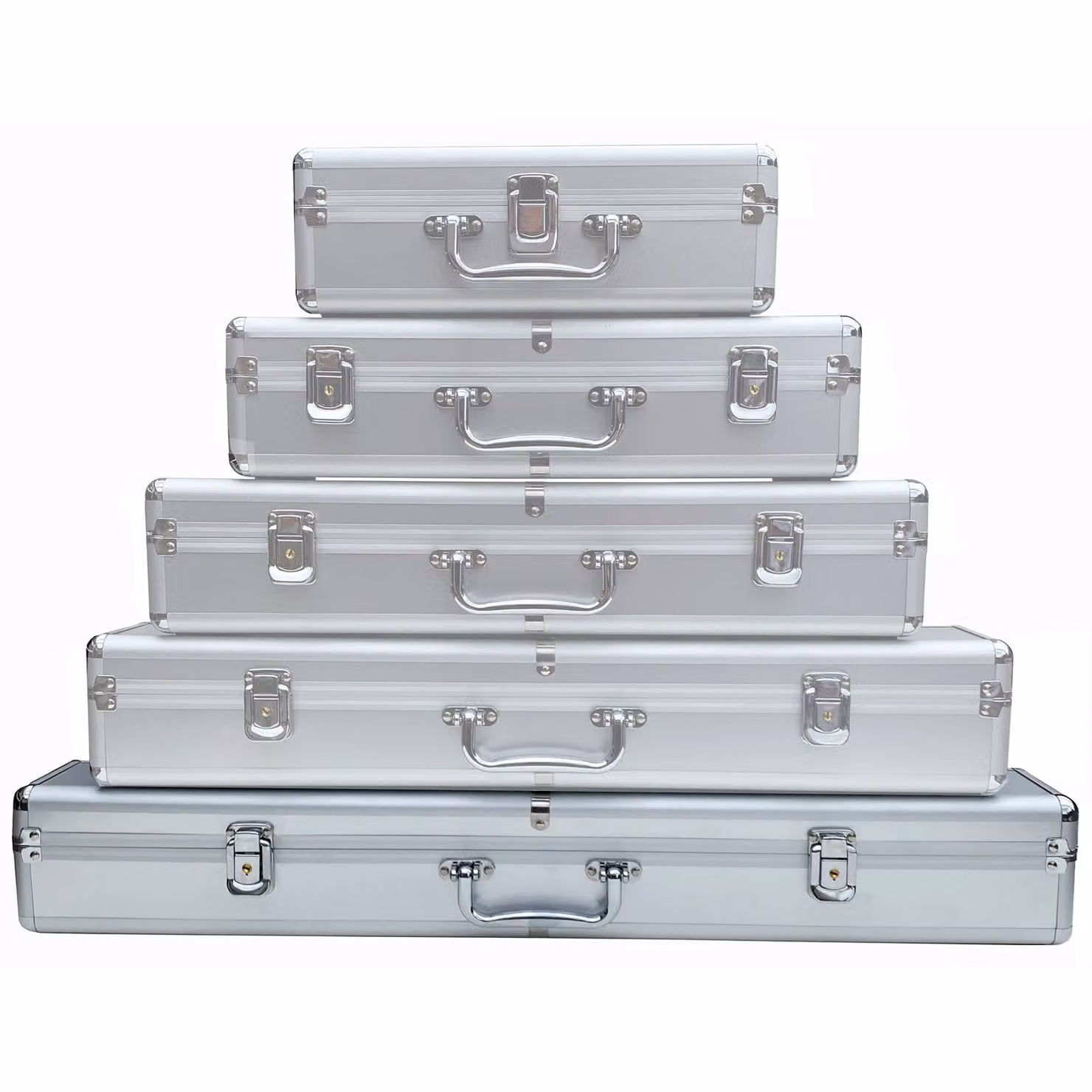 ECI Valigia in alluminio argento (LxLxH) 70 x 10 x 10 cm