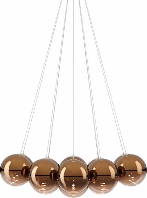 Lodes Random Cloud 14 Lampada da Sospensione in Vetro con LED Regolabile Bianco e Bronzo
