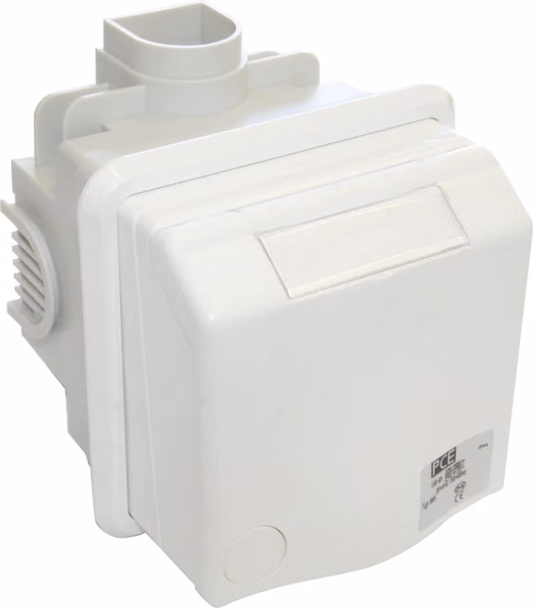 Presa da incasso PC ELECTRIC CEE Design, 16 A, 5 poli, IP44, RAL9016 bianco traffico, 1 pz.