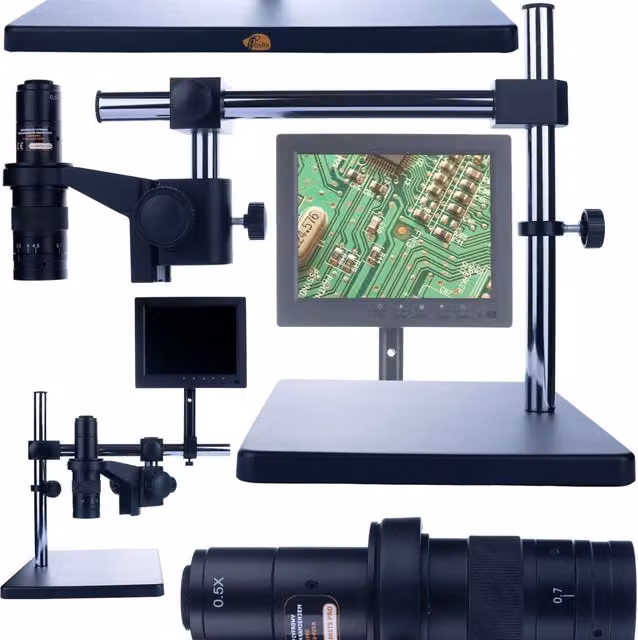 Microscopio Digitale Rosfix Nero con Connessione USB e Lente in Vetro – 1