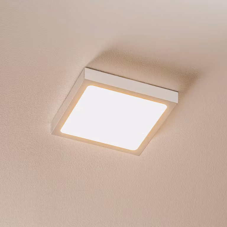 ORION Applique a LED Vika, Bianco / Opale, Soggiorno / Sala da pranzo, Alluminio, Moderno, Plafoniera LED