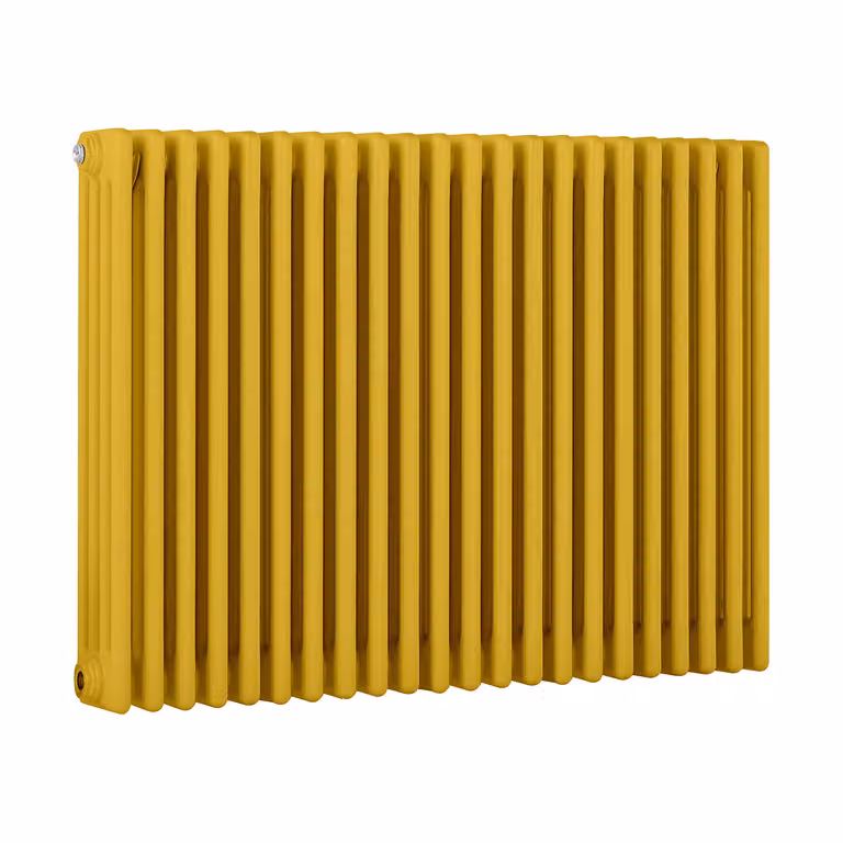 Radiatore Orizzontale a Colonne (4 Colonne) 750mm x 1010mm - Giallo (Dandelion Giallo) - Regent