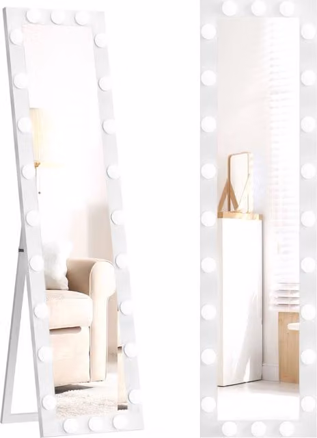 Specchio a Pieno Corpo LED 150x40 cm ¨C Minimal ¨C Bianco