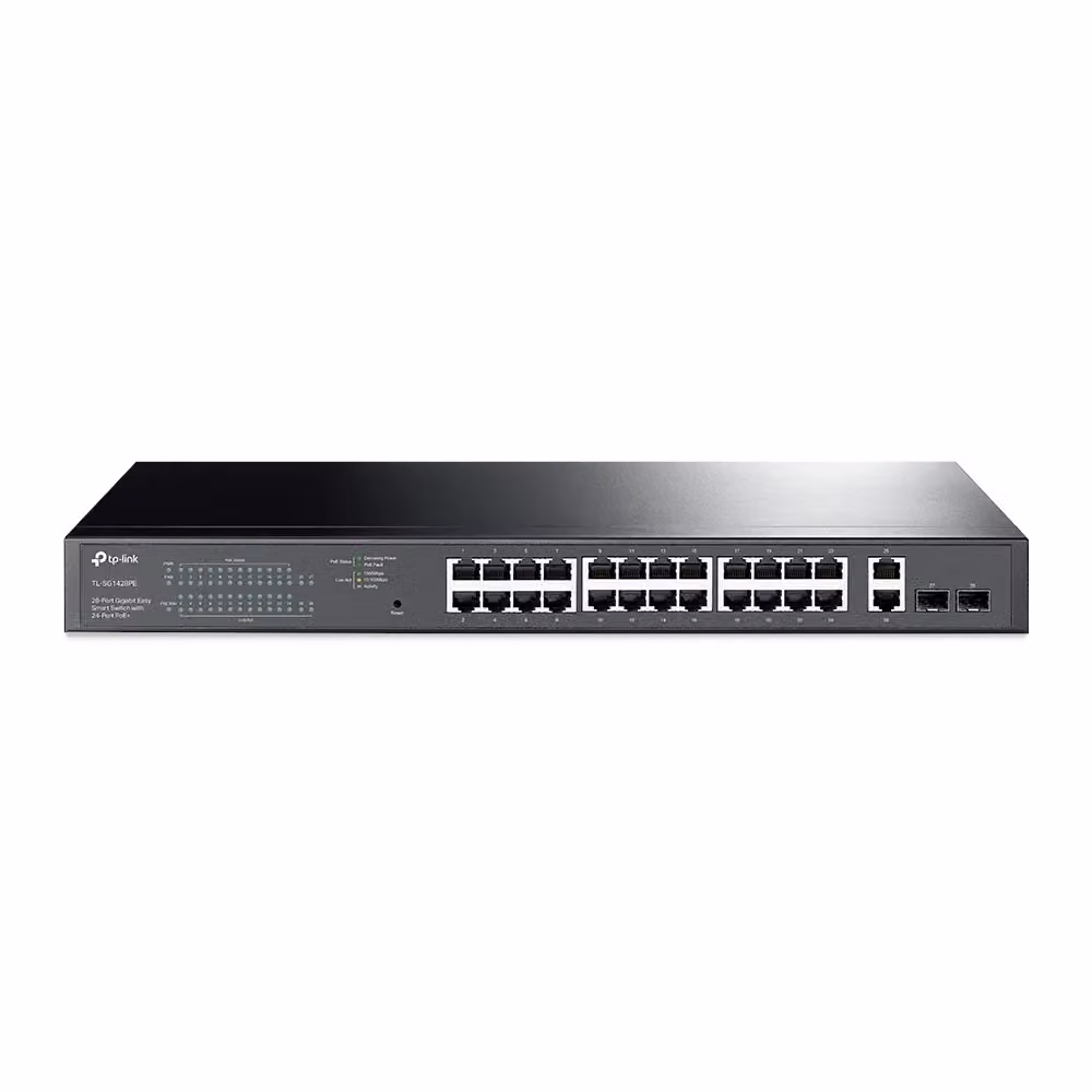 Switch di rete TP-Link TL-SG1428PE Gigabit Ethernet L2 con supporto Power over Ethernet (PoE) Nero – 2