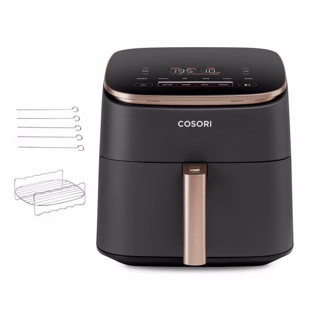 Cosori Turbo Blaze Chef Edition Friggitrice ad aria, 6 l, 1725 W, Nero e Oro – 3