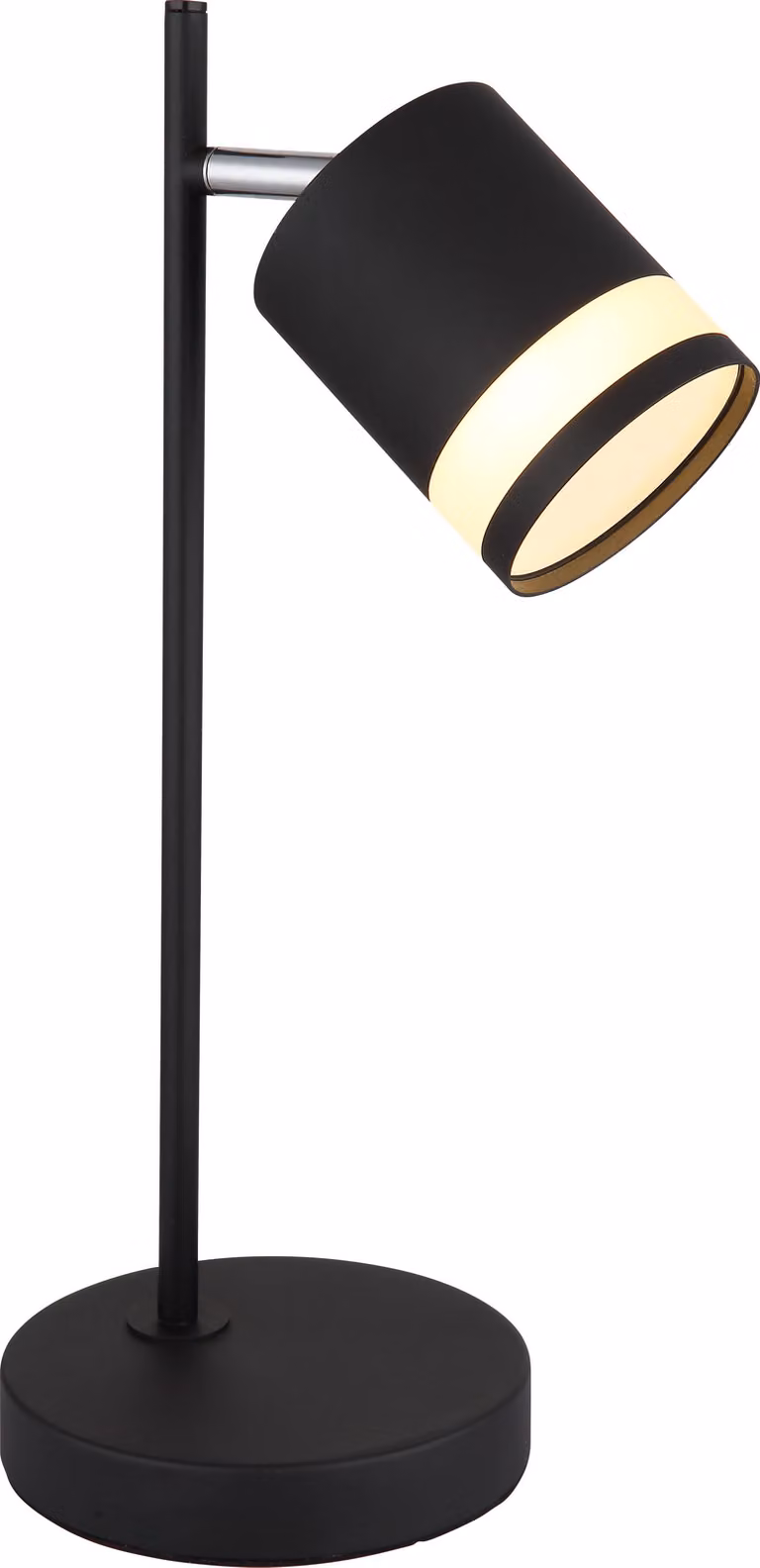 Lampada da tavolo a LED, nera, regolabile, H 40 cm
