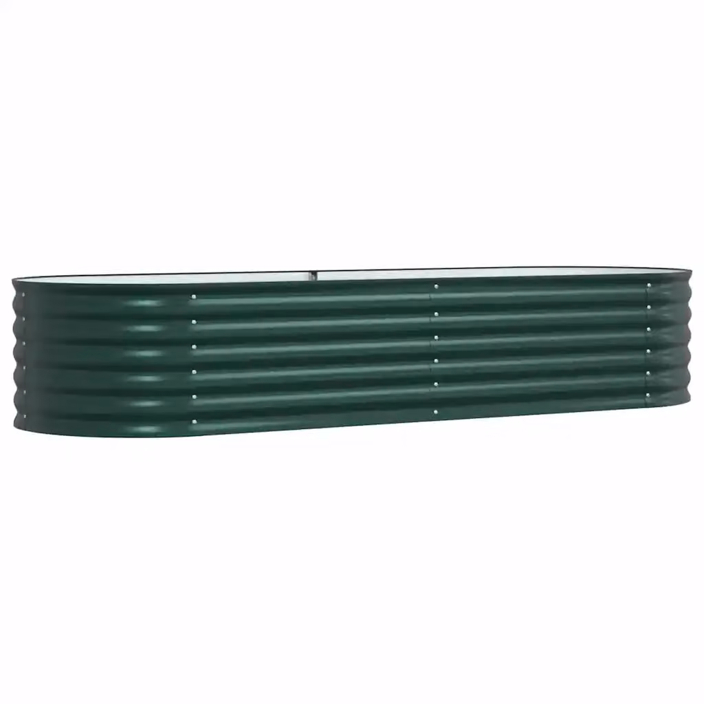 Letto rialzato in acciaio verde Videx L: 240 cm, P: 80 cm, H: 44 cm – 2