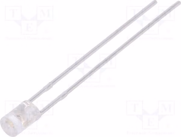 5 LED, colore verde, angolo di emissione 100°, dimensioni 3mm, intensità luminosa 2200÷3800 mcd, senza flangia, modello LL-304PGC4J-G5-2B, diodi LED a foro passante (THT)