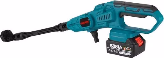 Seastone Pulitore a Vapore Senza Fili Portatile con 2 Batterie, Colore Turchese