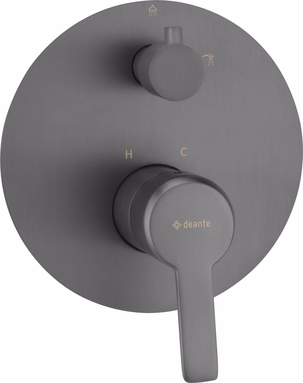 Concealed shower mixer with shower switch