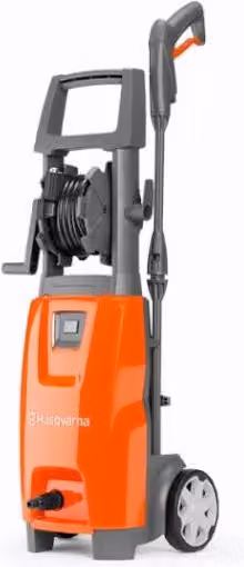 Idropulitrice a freddo Husqvarna PW 125 arancione con motore elettrico 1500W e pressione 151 bar
