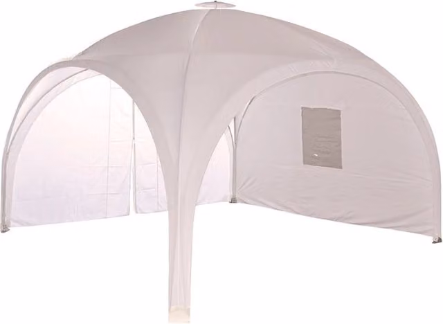 Gazebo da giardino Morel Igloo bianco in alluminio e poliestere con struttura a cupola L: 300 cm x P: 300 cm