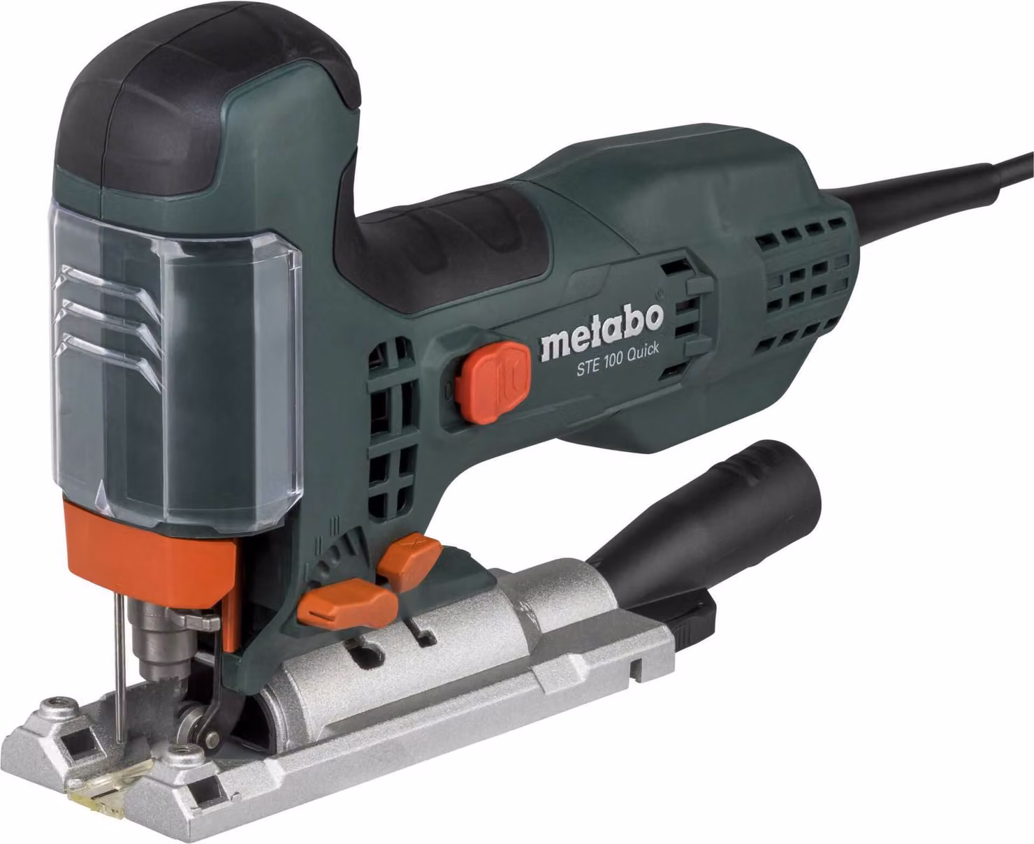 Metabo Stichsäge STE100 Quick 710W + Absaugstutzen Schutzglas Sechskantschlüssel