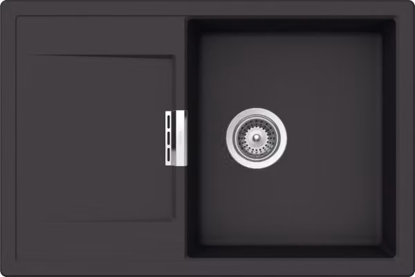 Schock Cristadur Mono D-100 S U Linea Verde Crepuscolo DSK lavello sottopiano con funzionamento eccentrico