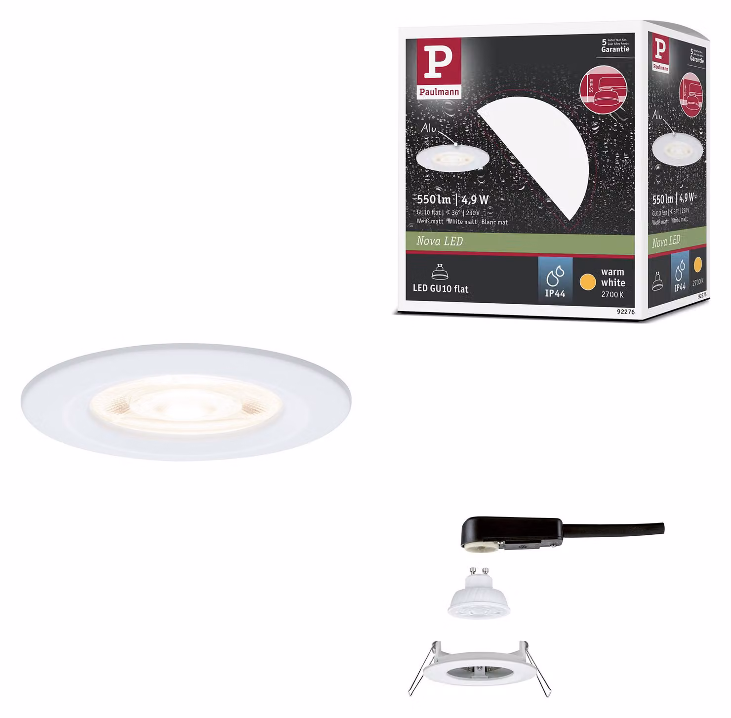 Paulmann Luce da incasso LED Nova