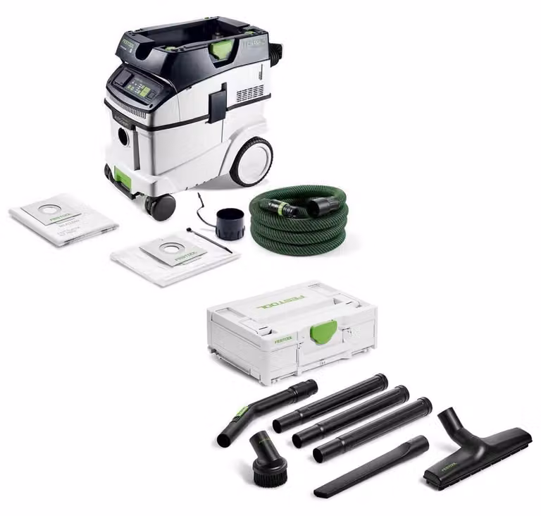 Unità mobile di aspirazione Festool CLEANTEC CTM 36 EI AC + kit di pulizia RS-ST D 27/36-Plus